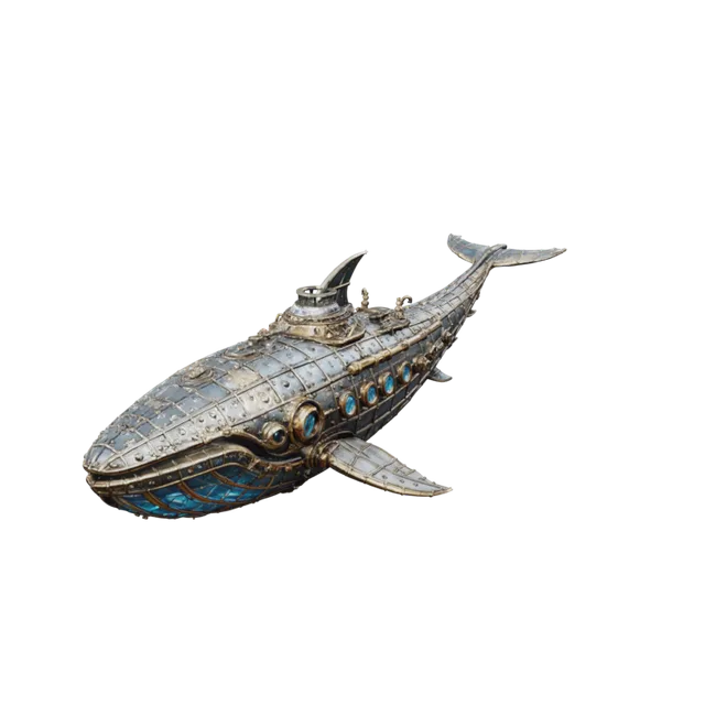 Steampunk submarine